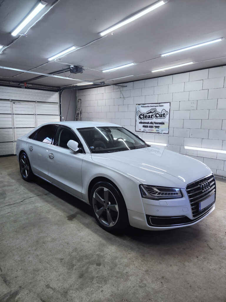 Tepovanie interiéru auta Audi A8 – čistota a sviežosť interiéru v Lučenci